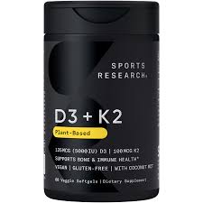 Sports Research Vitamin D3 + K2
